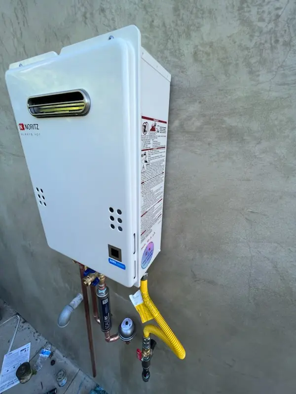 Tankless water heater installation for Horsehead homes